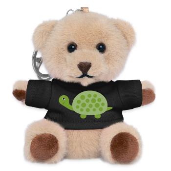 Schildkröten Schildkröten - Teddy Schlüsselanhänger - Schwarz - Vorne