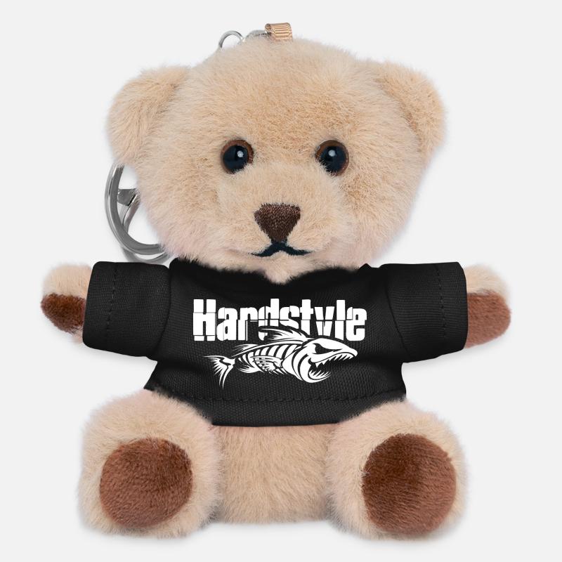 Hardstyle - Teddy Schlüsselanhänger - Schwarz