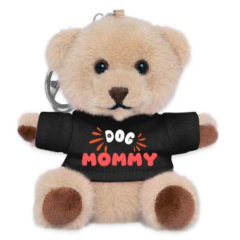 Chien Maman Coeur Canin - Porte-clés ourson - noir - Devant