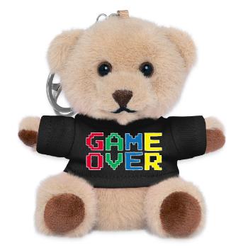 Vintage video game - Teddy Keyring - black - Front
