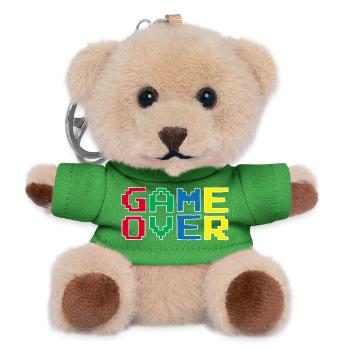 Vintage video game - Teddy Keyring - green - Front