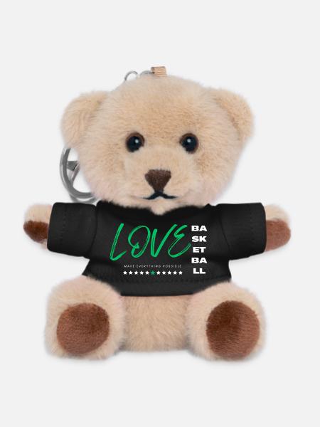 Love basketball green - Teddy Keyring - black
