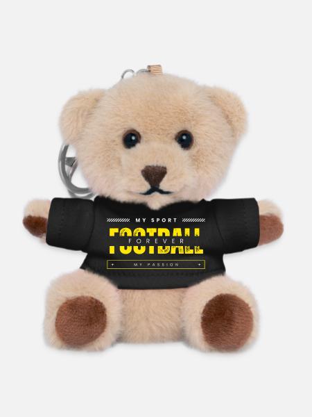 Football my sport my passion yellow - Teddy Keyring - black