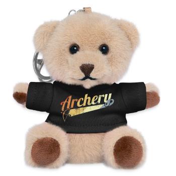 Archery - Teddy Keyring - black - Front