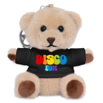 Disco Fox - Teddy Keyring - black - Front