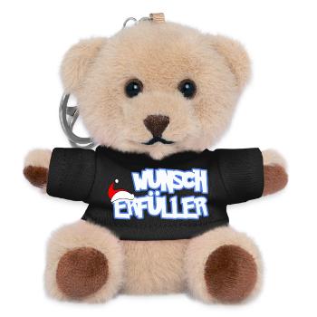 WUNSCHERFÜLLER - Teddy Schlüsselanhänger - Schwarz - Vorne