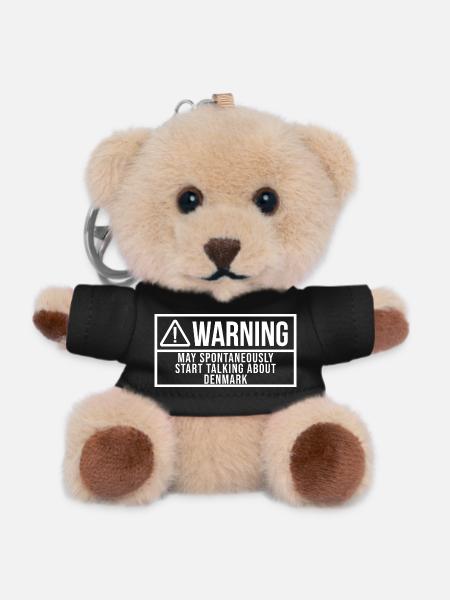 Denmark Denmark Denmark - Teddy Keyring - black