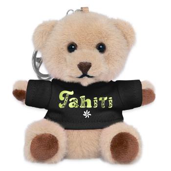 Tahiti (citron vert) - Porte-clés ourson - noir - Devant
