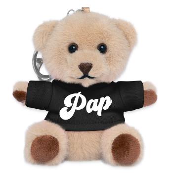 Pap Le meilleur Pap Pap Grand-père Fête des pères Pap - Porte-clés ourson - noir - Devant