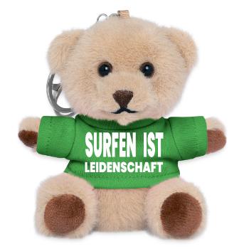 Surfen - Teddy Schlüsselanhänger - Grün - Vorne