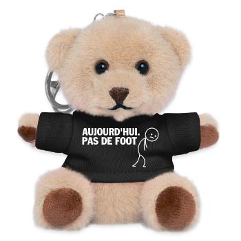 Today No Football - Teddy Keyring - black - Front