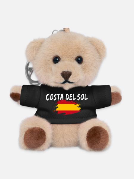 Costa del Sol Spain - Teddy Keyring - black