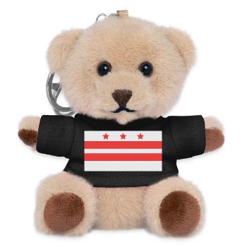 Washington flag - Teddy Keyring - black - Front