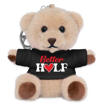 Better Half Matching Couples Valentine’s Day Sweet - Teddy Keyring - black - Front
