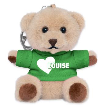 Born Louise - Teddy Keyring - green - Front