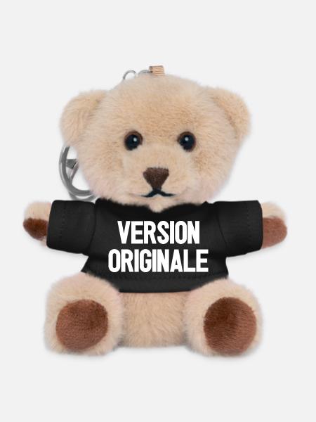 VERSION ORIGINALE ! - Porte-clés ourson - noir