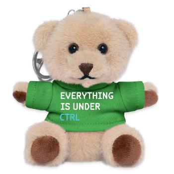 Funny Programming - Programmer Software Engineer - Teddy Keyring - green - Front