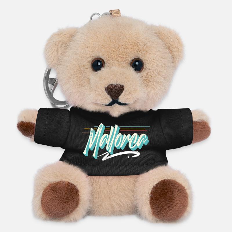 Mallorca - Teddy Schlüsselanhänger - Schwarz