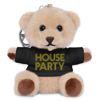 HOUSE PARTY - Porte-clés ourson - noir - Devant