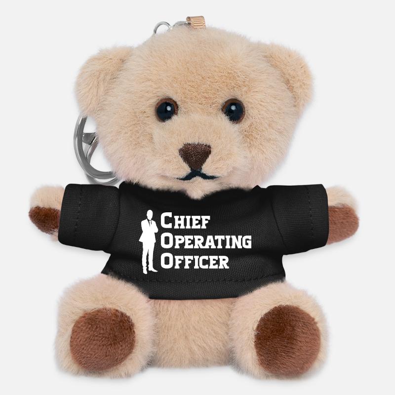 COO - Chief Operating Officer - Teddy Schlüsselanhänger - Schwarz