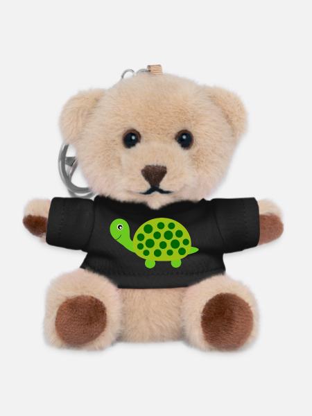 Tortue Tortues - Porte-clés ourson - noir