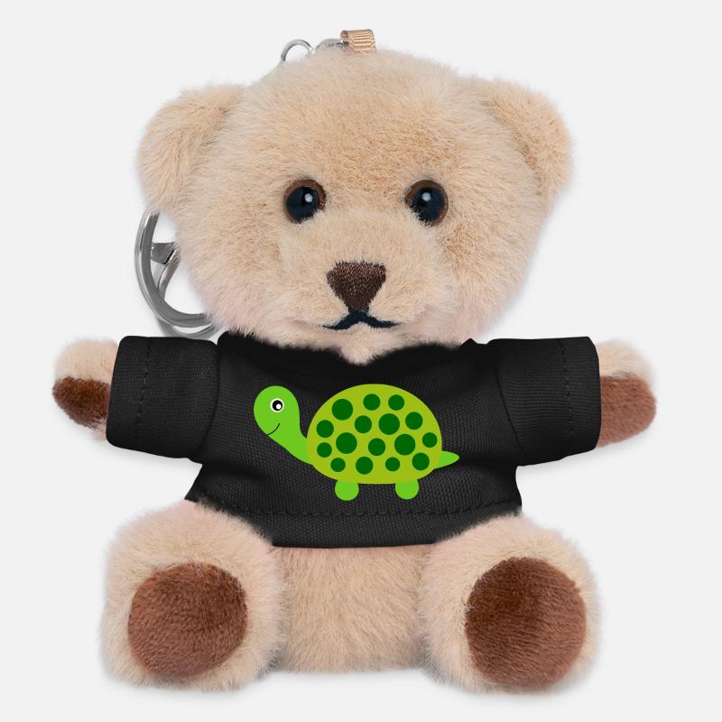 Tortue Tortues - Porte-clés ourson - noir
