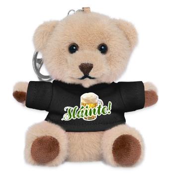 Skål – sláinte øl humor - Teddy Schlüsselanhänger - Schwarz - Vorne
