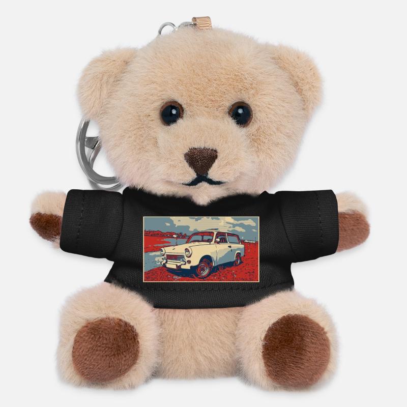 Trabant RDA - Porte-clés ourson - noir
