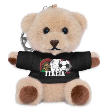 Italien Fußball - Teddy Schlüsselanhänger - Schwarz - Vorne