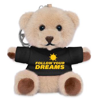 Suivez vos rêves - Porte-clés ourson - noir - Devant