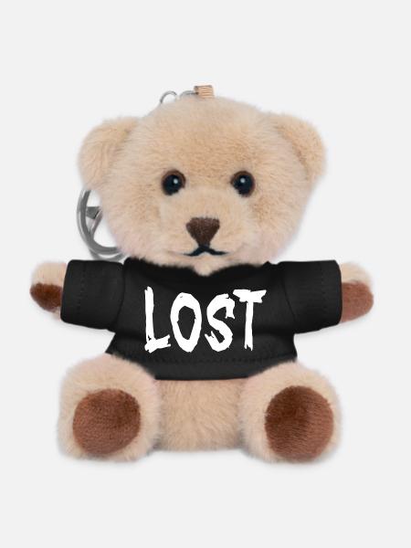 LOST - Teddy Keyring - black