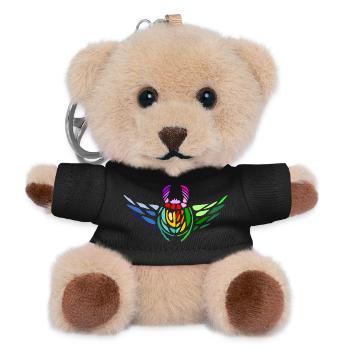 Pride Scarab – Diversity and Transformation - Teddy Keyring - black - Front