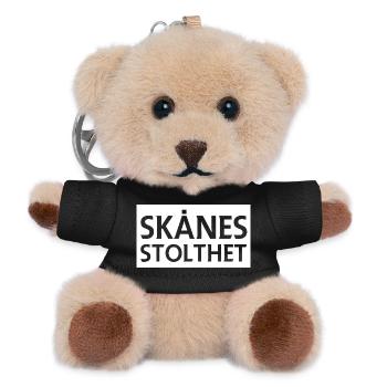 Skåne's pride - Teddy Keyring - black - Front