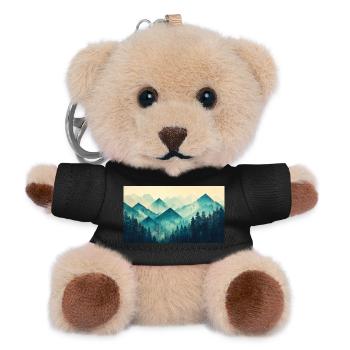 forest mountains - Teddy Keyring - black - Front