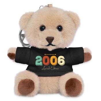 Anniversaire 2006 Edition Limité Cadeau Original - Porte-clés ourson - noir - Devant