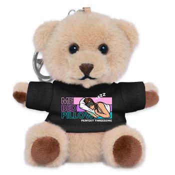 Me Bed Pillow Dream Illustration - Teddy Keyring - black - Front