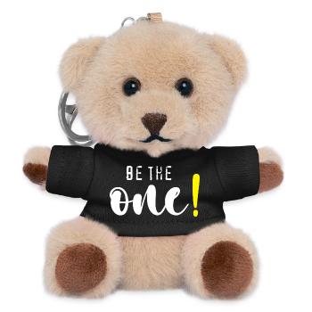 Be the one! - Teddy Schlüsselanhänger - Schwarz - Vorne