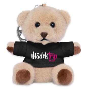 Mädelstrip 2026 Girls Trip Mädelstour Mädlstrip - Teddy Schlüsselanhänger - Schwarz - Vorne
