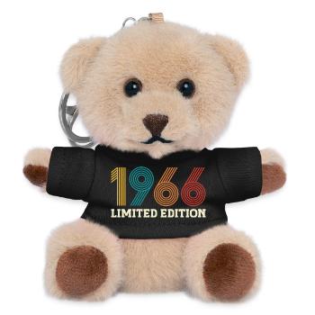 1966 édition Limitée Vintage 60 ans Anniversaire - Porte-clés ourson - noir - Devant