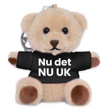 NOW the Nook Anti USA - Teddy Keyring - black - Front