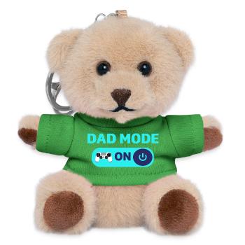 Mode papa activé – Strong Dad Life Design - Porte-clés ourson - vert - Devant