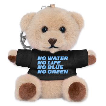 WATER - Teddy Schlüsselanhänger - Schwarz - Vorne