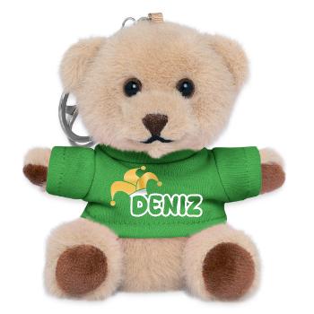 Carnival Deniz - Teddy Keyring - green - Front