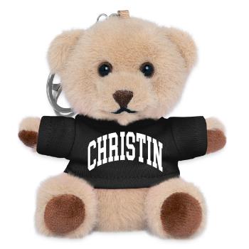 Christin - Teddy Schlüsselanhänger - Schwarz - Vorne