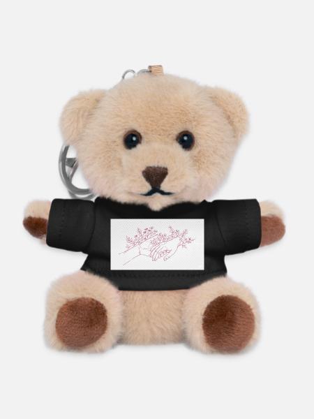 Hand of the Protector - Teddy Keyring - black