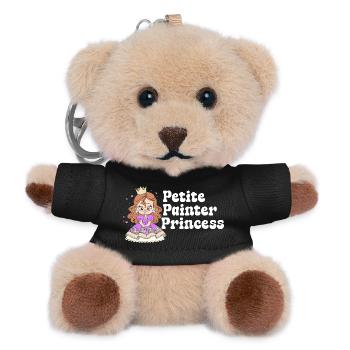 Funny Art Painter Petite Princess Drawing Gift - Teddy Schlüsselanhänger - Schwarz - Vorne