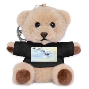 Lichtfluss am Wasser - Teddy Schlüsselanhänger - Schwarz - Vorne