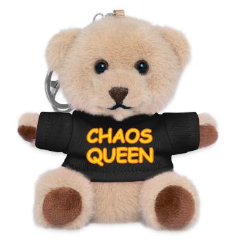 CHAOS QUEEN - Teddy Keyring - black - Front