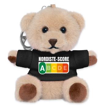 NORDISTE SCORE - Humour noir - Porte-clés ourson - noir - Devant