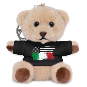 Sterne und Tricolore-Fusion - Teddy Schlüsselanhänger - Schwarz - Vorne